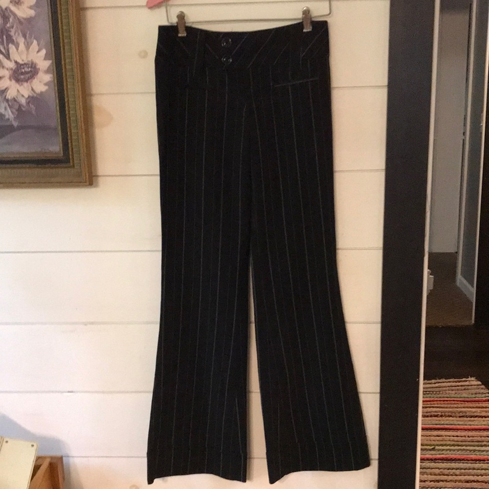 Y2K Vanity pinstripe dress pants flared juniors size 1